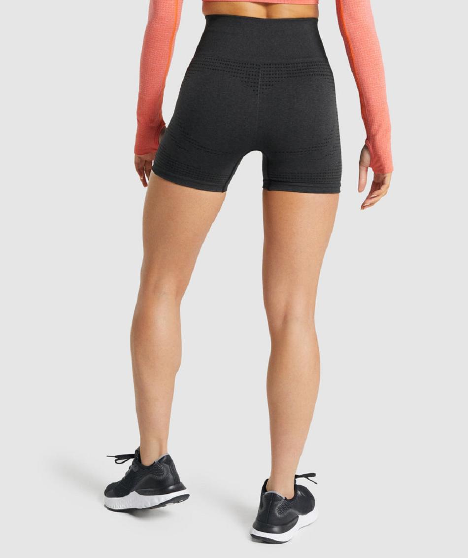 Pantalones Cortos Gymshark Vital Seamless 2.0 Mujer Negras | CO 2646HAP